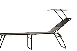 Jan Kurtz Dreibeinliege Amigo 40+ Sun, EV, Gestell: Aluminium, Bezug: Kunststoffgewebe Taupe