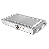 Teppinox M1500 – Elektrogrill Made In Germany (Elektrische Grillplatte, Teppanyaki, Tischgrill mit präziser Temperaturregelung bis 250 Grad, Grill aus Edelstahl für beste Wärmeverteilung)