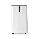 Mobile Klimaanlage | 12000 BTU | 100 m³ | 3-Geschwindigkeitsstufen | Fernbedienung | Abschalt-Timer | Weiss
