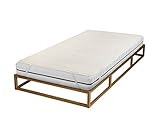 biberna Sleep & Protect 0077145 Spannbetttuch Feinjersey (Matratzenhöhe max. 22 cm), gekämmte Baumwolle, superweich 1x 90x190 cm  100x200 cm natur