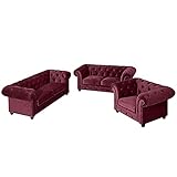 Max Winzer Sessel Orleans Microfaser Burgund
