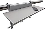 便利100 Balkonhängetisch Klappbarer Balkongeländertisch, Höhenverstellbare Gartenmöbel Balkon Hängetisch Klappbarer Gartentisch