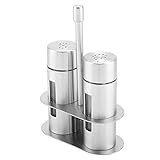 CASOTA Gewürzglas Gewürzbehälter Fdit Gewürzflasche Edelstahl Gewürzgewürz Gewürzflasche Organizer Glaskanister