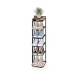 GRFIT Schuhregal Schuhständer 6 Tiere Vertikale Schuh Rack Organizer Saving □ Metallschuh Organizer Regalschuh Lagerschrank Ständer Heels Hausschuhe Schwarze Farbe Schuhablage