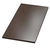 AUPROTEC Tischplatte 19mm Eiche Piemont Mokka 1000 x 500 mm Holzplatte Dekor Spanplatte mit Umleimer ABS Kante Auswahl: 100 x 50 cm