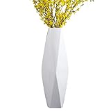 Vasen Hydroponik Große Bodenvase Dekorativer Haustopf Innenblumentopf Wohnzimmer Schlafzimmer Trockenblumenarrangement Dekoration Vase (Color : 50CM)