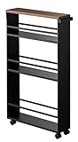 Slim trolley with grip - Tower - black