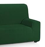 Martina Home Elastischer Sofabezug Modell Emilia 3 Plätze Flaschengrün (Verde Botella)