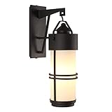 Beasiu-Eletro Außenwandleuchte Laterne E27 Landhaus Stil Vintage Außenleuchte Wasserdichter IP44 Alu-guss Außenlampe Retro Balkon Außenbeleuchtung Haustür Außenbereich Garten Licht Wasserdicht H39CM