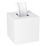 VEDEXA Kosmetiktücherbox, Acryl Taschentuch Aufbewahrungsbox für Esszimmer Badezimmer Schlafzimmer Auto Büro Büro,Auto,Badezimmer 14 × 14 × 14cm