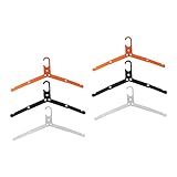 UPKOCH 6 Stück Reise-Kleiderständer Wäscheständer Für Kleidung Reise-Wäscheständer Tragbarer Kleiderständer Faltbarer Faltbarer Kleiderbügel Faltbare Kleiderbügel