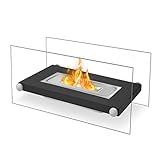 UISEBRT Tischkamin Indoor Wärmend Bio Ethanol Kamin Tischfeuer Terrassenfeuer Indoor und Outdoor für Balkon Deko Garten (Typ E)