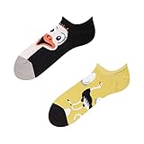 Dedoles lustige bunte Sneakersocken kurze Herren & Damen aus Baumwolle, bequemer Sitz (as3, numeric, numeric_43, numeric_46, regular, regular, Ostrich)