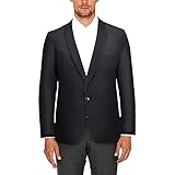Sakko Herren Regular Fit Blazer Sakko Herren Hochzeitsanzug Herren Jackett Sakko Herren GroßE GrößEn für Freizeit Blazer Sportsakko(Black,M)