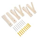 Yardwe 6 Stück Asthaken Aufhängerhaken Klebehaken Strapazierfähige Vintage-Deko Deckenhaken Holz Wandhaken Echtholz Ast Wandhaken Holz Deko Haken Deko Holz Haken Schlüssel