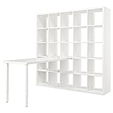 Ikea KALLAX Schreibtischkombination, 182x179x182 cm, weiß