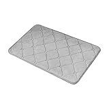 Teppich 3 M Saugfähige Teppichmatte für Zuhause, Schlafzimmer, Wohnzimmer, verdickte Fußmatte, Badezimmertürmatte, einfacher Rutschfester Teppich Teppich Dunkelgrün Gelb Teppich (A, One Size)