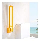 Badezimmer-Haltegriff-Sicherheitshalteschiene, klappbarer Edelstahl-Handicap? Badezimmer-Haltegriff, U-förmiger, an der Wand montierter Sicherheitshandlauf, Handtuchhalter, Toilette, WC, Badewanne,