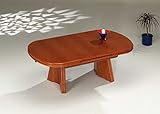 58 aufm Kessel Funktionstisch Canace höhenverstellbar und ausziehbar 125(165,5) x 71 x 54-73 Couchtisch massiv Kirschbaum 16049