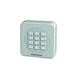 Hörmann Funk-Codetaster FCT3-1 BS (868 MHz, zur Steuerung von bis zu 3 Torantrieben, Tastatur beleuchtet, Farbe RAL 7040) 4511856, grau