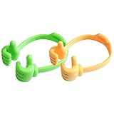 Hemobllo 2 Stück Handyhalter Tragbares Telefon Smart-Autozubehör Reisezubehör Lazy-Telefonständer Desktop-Telefonhalter Handy-Ständer Für Schreibtisch Daumen Hoch-Form