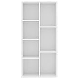 Eckschrank, 7 Fächer 50 x 25 x 106 cm, Schrank für Schlafzimmer für Zuhause