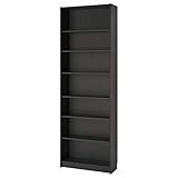 Ikea BILLY Bücherregal, 80x28x237 cm, schwarz-braun