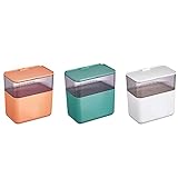 MIEDEON Wand Papiertaschentuchbox Elegant Taschenbox Multifunktion Aufbewahrungsbox für Bade, Küche, Toilette, Wohnzimmer Kosmetikbox (Weiss,8.6X7.8In)