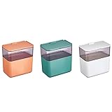 MIEDEON Wand Papiertaschentuchbox Elegant Taschenbox Multifunktion Aufbewahrungsbox für Bade, Küche, Toilette, Wohnzimmer Kosmetikbox (Weiss,8.6X7.8In)