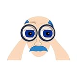 XZincer Zauntag Nosy Old Man Art Yard Dekoration und Father's Lady Garden Gift Home Decor Eichhörnchen Figur (Multicolor, One Size)
