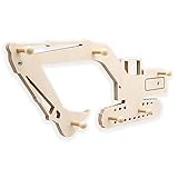 INEXTERIOR Garderoben Leiste für Kinder aus Holz - verschiedene Motive für Jungen und Mädchen (Bagger)