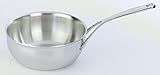 demeyere Stieltopf Soßentopf konisch 22 cm 2,5 l aus Mehrschichtmaterial 7 Ply, 1005388