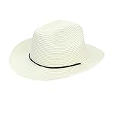 Kopfbedeckung Sommerhüte für Frauen Herren Sonne Strand Kappe Western Hüte Buschhut Westernhut Stil Klassische Western Outback Hut Cowboyhut breiter Krempe winddichtem Seil