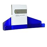 Schwimmendes Bücherregal aus Acryl for Kinder, farbiges Wandregal, Wandmontage, durchsichtiges Gewürzregal, Spielzeugaufbewahrung, Wandregal, Bohrdisplay, Organizer, Regal for Kinderzimmer, Badezimmer