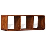 vidaXL Massivholz TV Schrank Palisander-Finish Fernsehschrank Fernsehtisch Lowboard TV Möbel Tisch Board Sideboard HiFi-Schrank 120x30x40cm