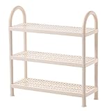 Schuhregal, Schuhregal, Schuhaufbewahrung, mehrschichtiges Kunststoff-Schuhregal, Lagerregal, moderner, minimalistischer Schuhständer for Zuhause, for schmalen Schrank, Eingangsbereich, Flur, Schuhstä