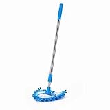 BBASILIYSD Drehbarer verstellbarer dreieckiger Reinigungsmopp Lazy Mop Bürste Waschwerkzeug Haushalt Reinigung O9S6 Mop Reinigung Staubwand
