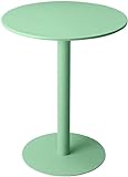 MIXMEY Beistelltische Couchtisch runder Tisch, Farbe Eisen Kunst Beistelltische Dessert-Shop Esstische Terrasse Garten Esstische Größe: 60 x 73 cm (Größe: 60 x 73 cm, Farbe: Rosa)
