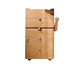 Bastelschrank Schlafzimmer-Schlaftisch Kunstaufbewahrung Tragbarer Schminktisch Schuhschrank für den Eingang Bodenschränke Schlafzimmermöbel Kommode Aufbewahrungsschubladen für Schlafsäle ( Size : 64*