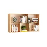 ENtele Bücherschrank Offenes Bücherregal Wandregal Holz Wanddekoration Bücherregale Wandmontierter Bücherregal Home Partition Wallschrank Büroregal (Color : B, Size : L)