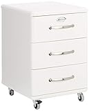 Tenzo 5273-005 Malibu - Designer Rollcontainer 60 x 41 x 46 cm, MDF lackiert, weiß