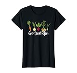Damen Garten Chefin Gärtnerin Gartenchefin Gemüse Hobbygärtner T-Shirt