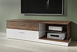 möbelando TV-Lowboard Fernsehtisch Unterschrank HiFi Element Rack Schrank Rafina I