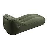 Automatisches Aufblasbares Sofa mit 1 Knopf, Verdickte Tragbare Outdoor-Schlafcouch, Luftmatratze für Camping-Picknick (OD Grün)