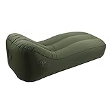 Automatisches Aufblasbares Sofa mit 1 Knopf, Verdickte Tragbare Outdoor-Schlafcouch, Luftmatratze für Camping-Picknick (OD Grün)