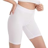 Knöpfe Kommode Frauen solide Splice Shorts Glatte Slip höschen für unter Kleider Leggings Sport Kurze Hose Hose Damen Winter Elegant