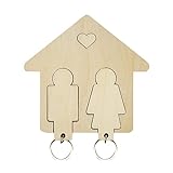 Alipis 1 Set Wand-Schlüsselanhänger Wand-Schlüsselanhänger Paare Geschenke Handgefertigt Paar-Schlüsselanhänger Rucksack-Schlüsselanhänger Hochzeitsdekoration