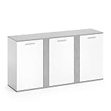 Vicco Sideboard NOVELLI Highboard weiß Beton Kommode Anrichte Schrank 3 Türen