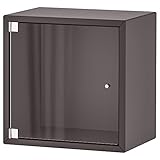 Ikea EKET Hängeschrank mit Glastür 35x25x35 cm dunkelgrau