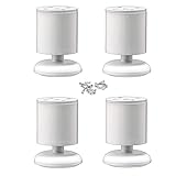 SetSailW 4 Pcs Verstellbare Möbelfüße Küche Mobelfusse Möbelfuss Verstellfüße Tischfuss für Möbel, Schrank Tischbeine, Einstellbare Höhe,white-15CM(5.9IN)